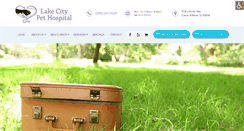 Desktop Screenshot of lakecitypethospital.com